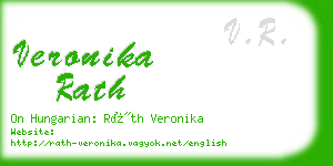 veronika rath business card